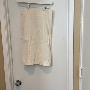 Women’s Bebe Cream Pencil Skirt